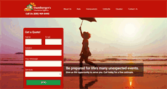 Desktop Screenshot of dambergersinsurance.com